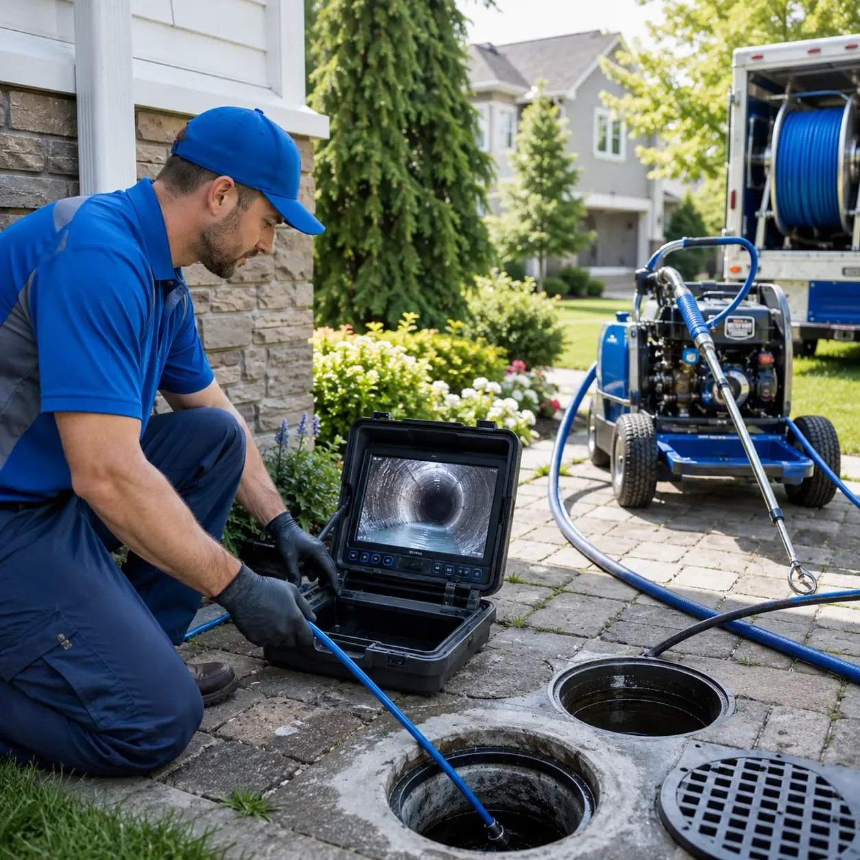Outdoor drain cleaning professionals serving Locustdale, PA